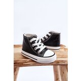 Boto Children's Leather High Sneakers Black and white Marney | ePonuda.com