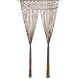 vidaXL Zavesa makrame taupe 140x240 cm bombaž, (21024736) Cene