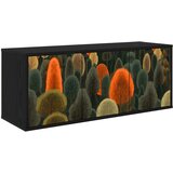  ormar za montažu na zid ZAANDAM 102 x 33 x 40 cm Crni hrast | shoptok.hr