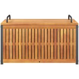  Vanjska kutija za jastuke 85x45x45/53 cm masivno drvo i čelik | Eponuda.ba