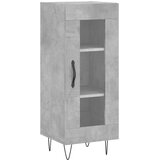  Komoda siva boja betona 34,5x34x90 cm od konstruiranog drva | shoptok.hr