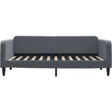  Dnevni krevet s madracem tamnosivi 90 x 200 cm baršunasti | shoptok.hr
