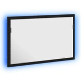  Kupaonsko ogledalo s LED svjetlima crni hrast 60x8,5x37 cm | shoptok.hr