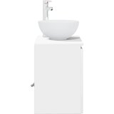  Umivaonik s policom Bijela visokog sjaja 49,5 x 35 x 63 cm | shoptok.hr