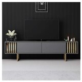 Hanah home TV polica Gold Line Anthracite Gold
