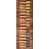 Maison Chic Kuhinjska Preproga, Rug pralna s slikami žlic 60x300 cm, (22122170) | Shoptok.si