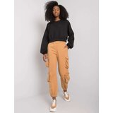 RUE PARIS Sweatpants-RV-DR-7364.01P-camel | Shoptok.si