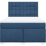  Krevet s oprugama i madracem plavi 140 x 190 cm od tkanine | shoptok.hr