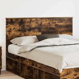  Uzglavlje s uzglavljem Dimljeni hrast 150 cm Konstruirano drvo | shoptok.hr