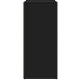  Komoda crna 60 x 31 x 70 cm od konstruiranog drva | shoptok.hr