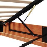  Otoman krevet Vosak Smeđa 100 x 200 cm Masivna borovina | shoptok.hr