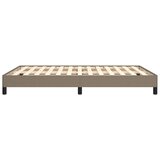 Okvir za krevet bez madraca smeđesivi 140 x 190 cm od tkanine | shoptok.hr