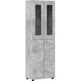  Set TV komoda FLORIN 3 kom. Betonski sivi Konstruirano drvo | shoptok.hr