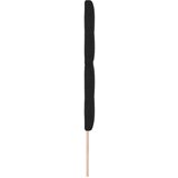  Naslon za glavu s gumbima crni 200 cm tkanina | shoptok.hr