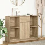 vidaXL Komoda s predalom sonoma hrast 101x35x76 cm inženirski les Cene