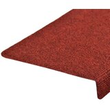  Otirači za stepenice 15 kom prošiveni 65x21x4 cm crveni | shoptok.hr