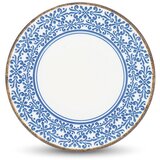 BonBistro Bijeli/plavi porculanski tanjur ø 27 cm Azul – Cijene