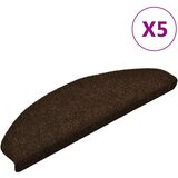 vidaXL Samolepilne preproge za stopnice 5 kosov rjave 65x21x4 cm | Shoptok.si