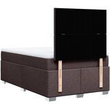  Krevet s oprugama i madracem tamnosmeđi 120 x 200 cm od tkanine | shoptok.hr