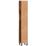 vidaXL Kupaonski ormarić dimljeni hrast 30x30x190 cm konstruirano drvo | shoptok.hr