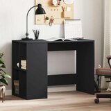  Radni stol crni 102 x 50 x 75 cm od konstruiranog drva | shoptok.hr