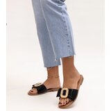 Gemre Black flip-flops with a buckle Limera | Shoptok.si