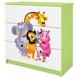 HAPPYKIDS Komoda Dreamy ZOO Zelena | Shoptok.si
