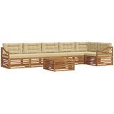  Set vanjskih sofa 7 kom. Prirodna i bež | shoptok.hr