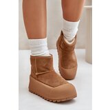 Big Star Warm Suede Snow Boots On Platform | ePonuda.com