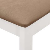  276409 5 Piece Dining Set MDF White (247625+247635) | shoptok.hr