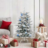 vidaXL Set Božićnih Ukrasnih Kuglica 40 pcs Plava i bijela | shoptok.hr