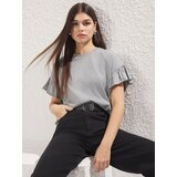 Trendyol Ženska majica TWOSS22TS2429, Siva Cene
