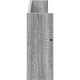  Polica za časopise s policom 2 pcs Siva Sonoma 80 x 12 x 30 cm | shoptok.hr