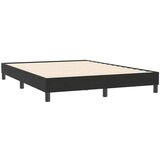 Box spring postelja z vzmetnico črna 160x210 cm žamet, (21791561) | Shoptok.si