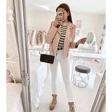 Gemre Pink faux leather biker jacket Tricia | Shoptok.si