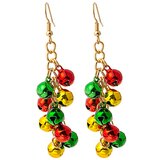 INF Božični uhani Jingle Bell 1 par MultiColor, (21237847) Cene