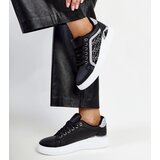 Gemre Black platform sneakers with glitter Fekete | ePonuda.com