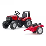 Falk Toys traktor na pedale sa prikolicom crveni ( 996ab )