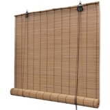 vidaXL Rolo senčilo iz rjavega bambusa 120x220 cm, (20597209) | Shoptok.si