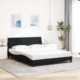  Okvir za krevet bez madraca Hanko crni 160x200 cm od tkanine | shoptok.hr