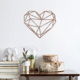 Wallity Zidna dekoracija Heart, 47x40 cm, 1.5 mm, Bakarne boje Cene