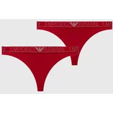 Emporio Armani Underwear Tangice 2-pack rdeča barva