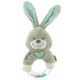 Plišana zvečka zeko grey&mint | shoptok.hr