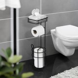 Wenko Črno jekleno stojalo za WC papir – | Shoptok.si
