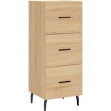  Visoka komoda hrasta sonome 34,5x34x180cm od konstruiranog drva | shoptok.hr