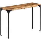  Konzolni stol smeđi 110x35x76cm od masivno drvo manga i željezo | shoptok.hr