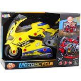 Motor i radiona za igru za sastavljanje 43cm - žuti | Shoptok.si