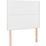  Posteljno vzglavje 2 kosa belo 100x5x78/88 cm umetno usnje, (20739624) | Shoptok.si