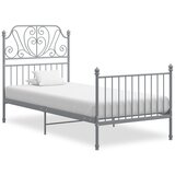  Okvir za krevet sivi metalni 90 x 200 cm Cijene