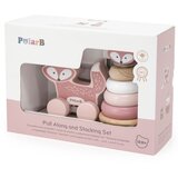 Viga polarb set drvena piramida lisica + lisica za vuču | shoptok.hr